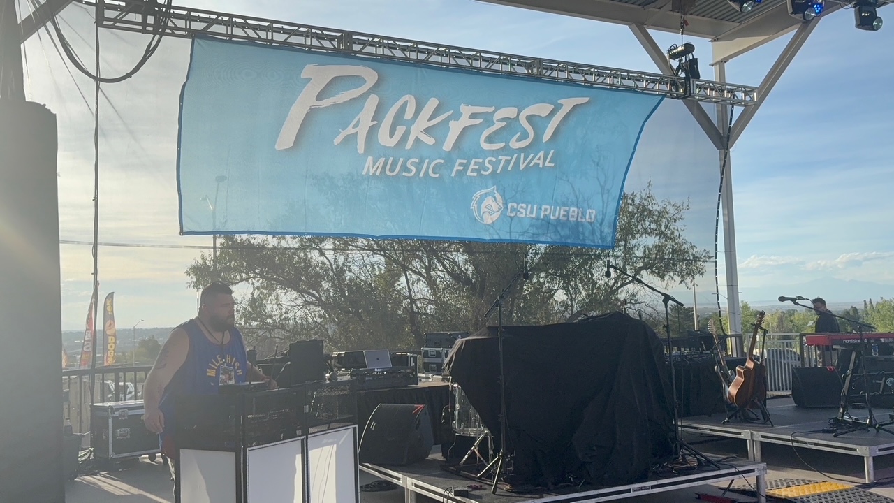 Big Steve DJing at Packfest Music Festival