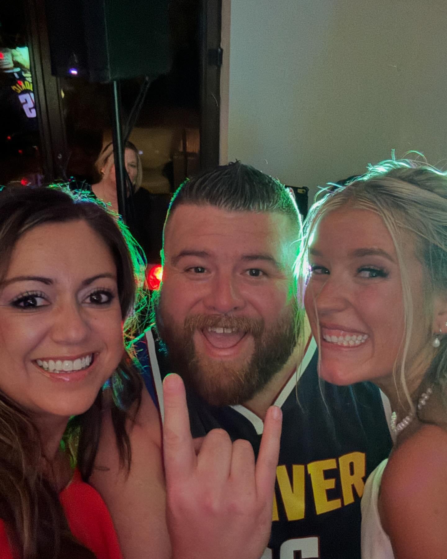 A joyful wedding celebration with Big Steve